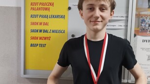 Gabriel Kiełbasa - nowy rekordzista szkoły w skoku wzwyż