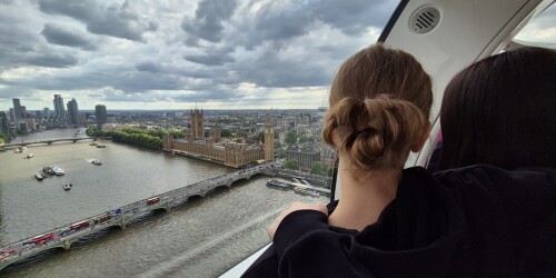 widok z London Eye